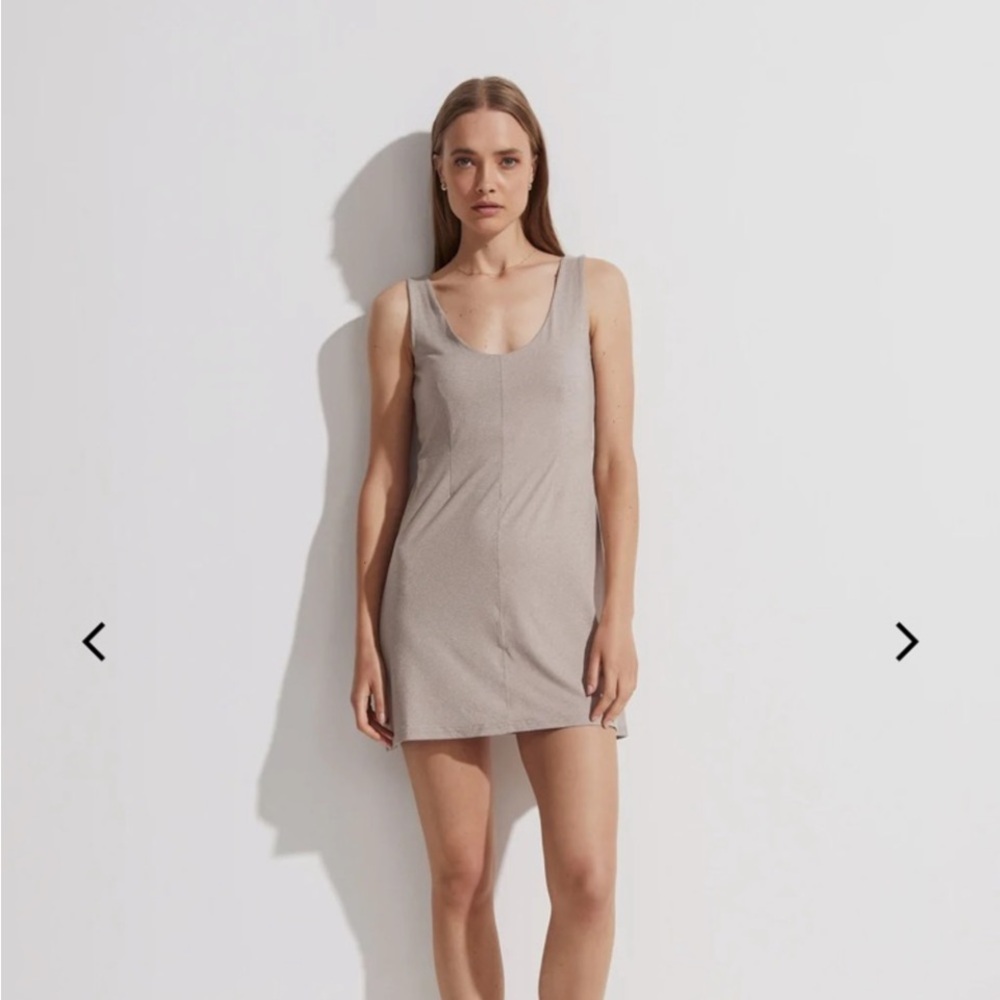 Varley Morgan Dress Light Sand Size XS.